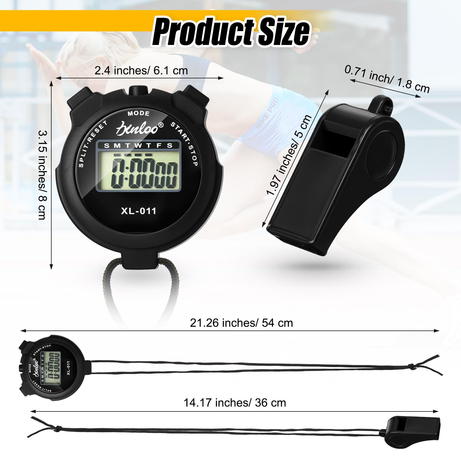 Amazon.com : Simgoing 48 Pcs Digital Stopwatch Timer Plastic